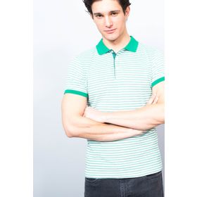 Adze ADZ17YD1EK73610 Yeşil Polo Yaka Erkek T-Shirt
