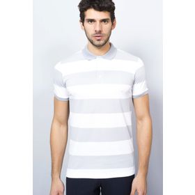Adze ADZ17YD1EK73614 Gri Polo Yaka Erkek T-Shirt