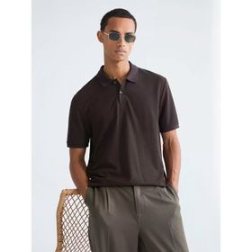 Adze ADZ17YD1EK73620 Koyu Mavi Polo Yaka Erkek T-Shirt
