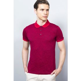 Adze ADZ3586 Kırmızı Polo Yaka Erkek T-Shirt