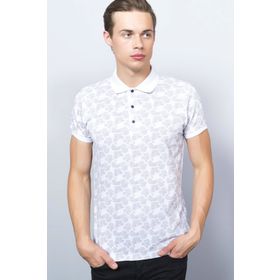 Adze ADZ8605 Beyaz Polo Yaka Erkek T-Shirt