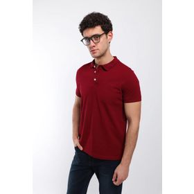 Adze ADZ8873 Bordo Polo Yaka Erkek T-Shirt