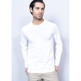 Adze ADZ9280 Beyaz Bisisklet Yaka Erkek T-Shirt