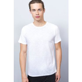 Adze ADZ9280 Beyaz Bisisklet Yaka Erkek T-Shirt