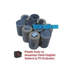 AEG B1214g 12 v Matkap Batarya İçin 1500 mah Pil Değişim Grubu