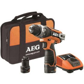 AEG BS 12 C2 12 V 2.0 Ah Çift Akülü Vidalama Matkap