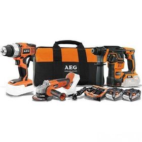 AEG BSB18C+BBH18+BEWS18-115 JP18A3LI Akülü Set