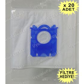 AEG Essensio AEO 5460 Bez Kumaş 20 Adet Toz Torbası + Hediyeli