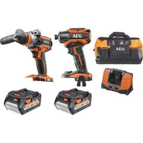 AEG JP18AB2-502B 18 V Kombo Kit Akülü Darbeli Vidalama