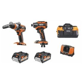 AEG JP18AB2-502B 18 V Kombo Kit Akülü Darbeli Vidalama