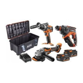 AEG JP18L3-402TB Akülü Kombo 3'Lü Set Profesyonel