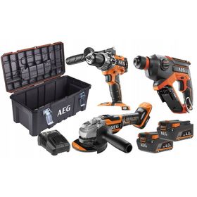 AEG JP18L3-402TB Akülü Kombo 3'Lü Set Profesyonel