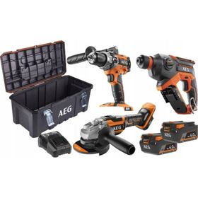 AEG JP18L3-402TB Akülü Kombo 3'Lü Set Profesyonel