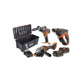 AEG JP18L3-402TB Akülü Kombo 3'Lü Set Profesyonel