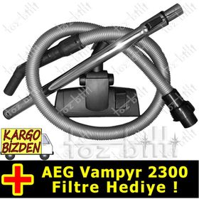 AEG Vampyr 2300 Emici Başlık Teleskopik Boru Hortum Seti