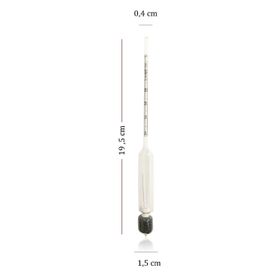 Aek-Tech 0-40-70-100 3'lü Set Termometreli Alkolmetre