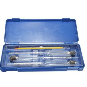 Aek-Tech 0-40-70-100 3'lü Set Termometreli Alkolmetre