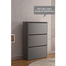 Aeka AE-1078 110 cm 3 Kapaklı Vizyon Ayakkabılık