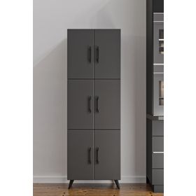 Aeka AE-3010 Nehir Antrasit Gri Çok Amaçlı Mutfak Dolabı
