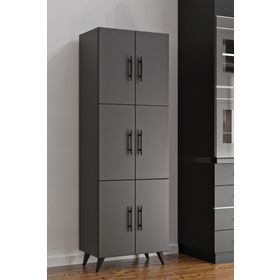 Aeka AE-3010 Nehir Antrasit Gri Çok Amaçlı Mutfak Dolabı