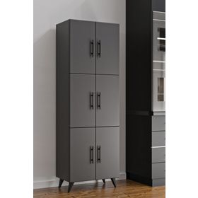 Aeka AE-3010 Nehir Antrasit Gri Çok Amaçlı Mutfak Dolabı