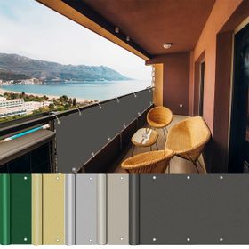 Aerey B094N538QV Antrasit Balkon Brandası