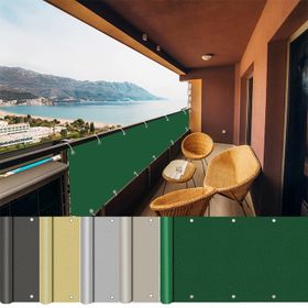 Aerey B094N6V3J3 Koyu Yeşil Balkon Brandası