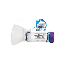 Aerochamber Flow-Vu Mor 5-15 Yaş Çocuk Tipi Maskeli Inhalatör