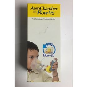 Aerochamber Plus Flow - Sarı Vu Adult Medium Mask
