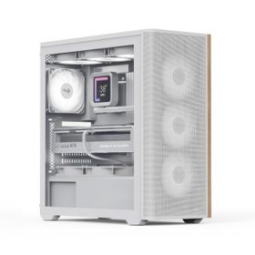 Aerocool D501A ARGB Fanlı Beyaz ATX Bilgisayar Kasası