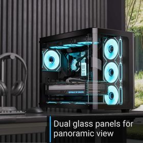 Aerocool P500C ARGB Fanlı ATX Gaming Bilgisayar Kasası
