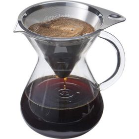 Aerolatte Mikro Filtreli Şeffaf Dripper Cam Kahve Demleme Ekipmanı