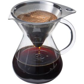 Aerolatte Mikro Filtreli Şeffaf Dripper Cam Kahve Demleme Ekipmanı