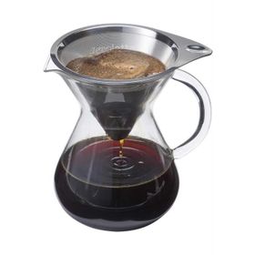 Aerolatte Mikro Filtreli Şeffaf Dripper Cam Kahve Demleme Ekipmanı