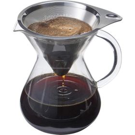 Aerolatte Mikro Filtreli Şeffaf Dripper Cam Kahve Demleme Ekipmanı