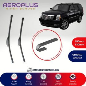 Aeroplus Cadillac Escalade 2010-2013 Uyumlu Muz Silecek Takımı