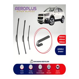 Aeroplus Chevrolet Captiva 2011-2017 Ön Arka Muz Silecek Takımı