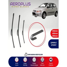 Aeroplus Chevrolet Kalos Hb 2005-2008 Ön Arka Muz Silecek Takımı