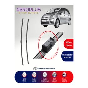 Aeroplus Citroen C4 Picasso 2006-2007 Muz Silecek Takımı