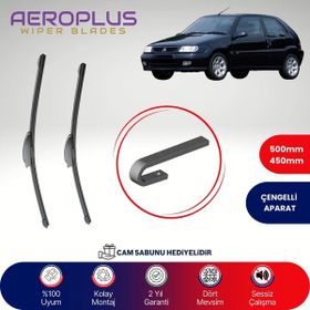 Aeroplus Citroen Saxo 1996-2003 Muz Silecek Takımı