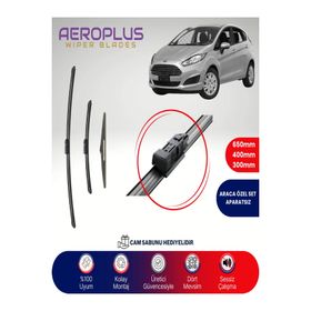 Aeroplus Ford Fiesta 2013-2017 Ön Arka Muz Silecek Takımı