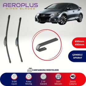 Aeroplus Honda Civic Hb 2012-2016 Muz Silecek Takımı