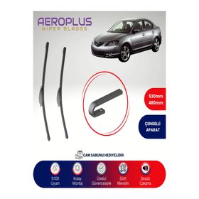 Aeroplus Mazda 3 Sedan 2003-2008 Muz Silecek Takımı