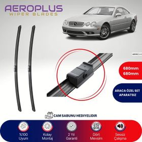 Aeroplus Mercedes CL Serisi W215 2000-2006 Ön Muz Silecek Takımı
