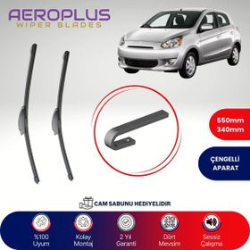 Aeroplus Mitsubishi Space Star 2012-2020 Ön Muz Silecek Takımı
