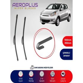 Aeroplus Mitsubishi Space Star 2012-2020 Ön Muz Silecek Takımı