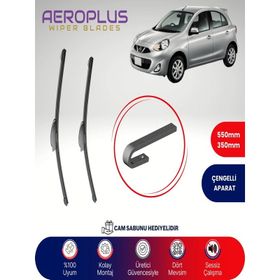 Aeroplus Nissan Micra 2011-2017 Muz Silecek Takımı