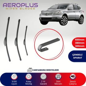 Aeroplus Nissan Qashqai +2 2008-2013 Ön Arka Muz Silecek Takımı