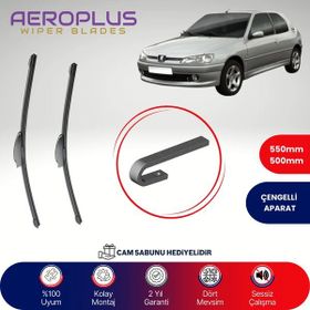 Aeroplus Peugeot 306 1999-2003 Ön Muz Silecek Takımı
