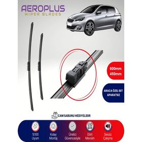Aeroplus Peugeot 308 2014-2017 Ön Muz Silecek Takımı